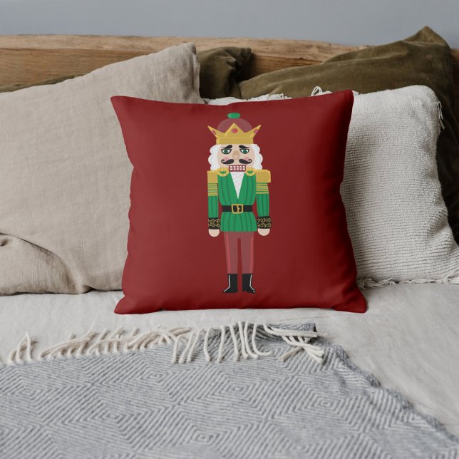 Classic Nutcracker Pillow Festive Decor (Creator Uploaded)