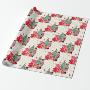 Classic Nutcracker & Princess Christmas Gift Wrapping Paper