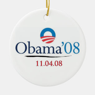 Classic Obama '08 Commemorative Ornament