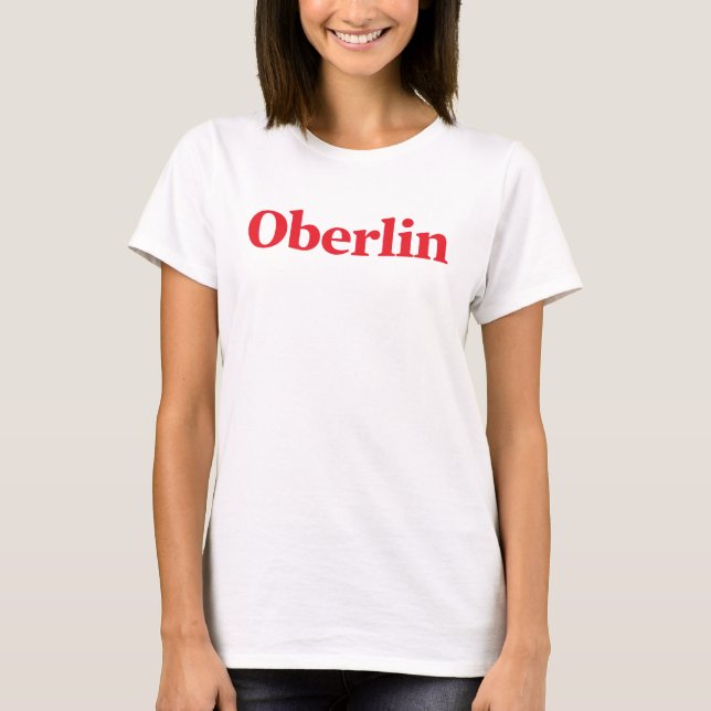 Classic Oberlin Women's T-Shirt (White) (Front)