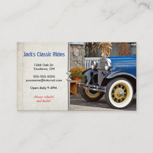 Classic Old Car Business Card