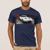 Classic Old Corvette Car Art T-Shirt