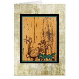 Classic old mid-century Tiki menu!