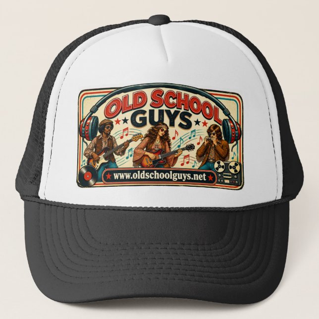 Classic old school guys' baseball cap  (Front)