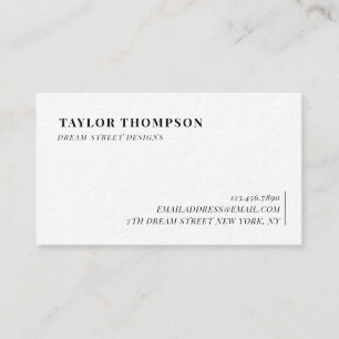 Classic Olive Aesthetic Business Card