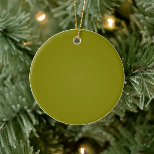 Classic Olive Green  Ceramic Tree Decoration (Tree)