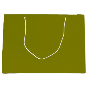 Classic Olive Green  Large Gift Bag
