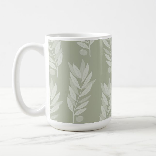 Classic Olive Leaf Mug (Left)