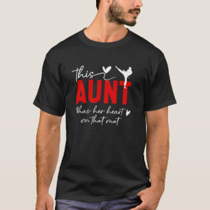 Classic On That Mat Karate Aunt Karate Auntie T-Shirt