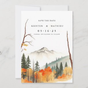 Classic Online Mountain Save The Date