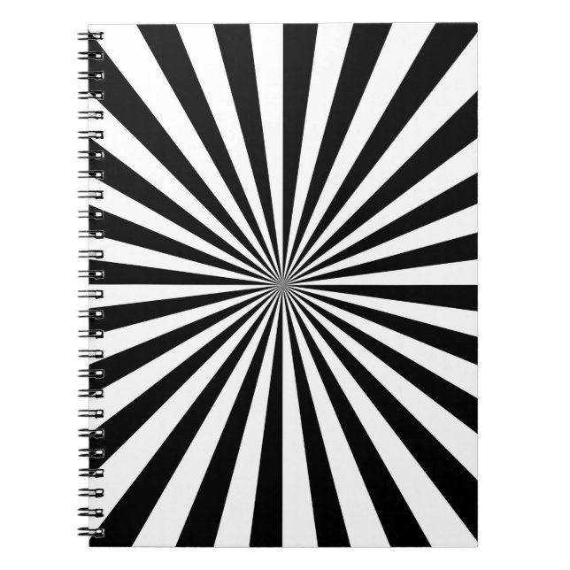 Classic Optical Burst Spinning Wheel Design Notebook (Front)