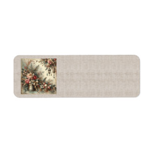 Classic Ornate Christmas Address Labels