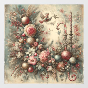 Classic Ornate Christmas Window Cling