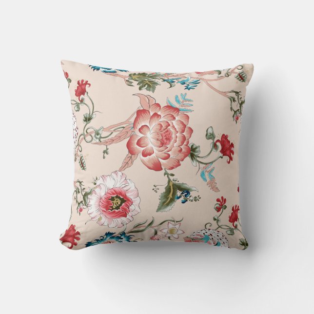 Classic paisley and fine lace pattern, Persian pat Cushion (Front)