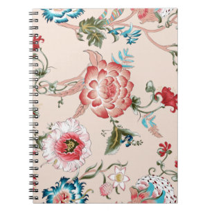 Classic paisley and fine lace pattern, Persian pat Notebook