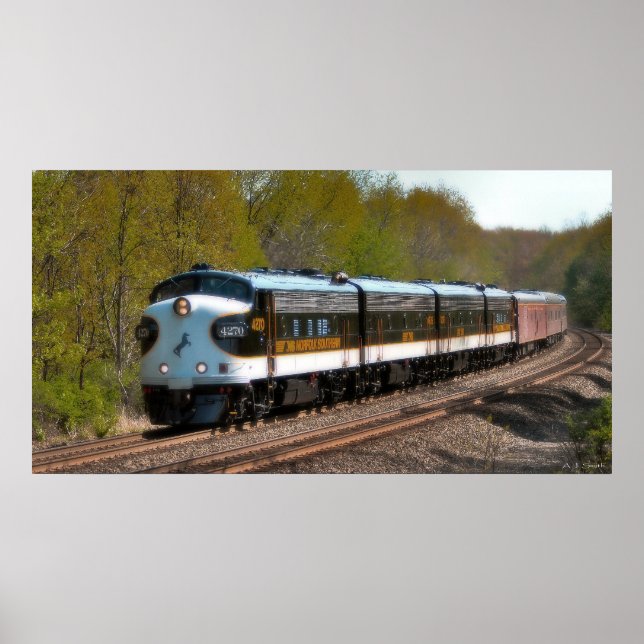 Classic Passenger Train Poster (Front)