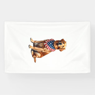 Classic Patriotic Golden Retriever Vintage Shirt 2 Banner