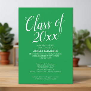 Classic Pattern Graduation Party Invitation