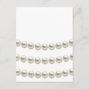 Classic Pearls Postcard
