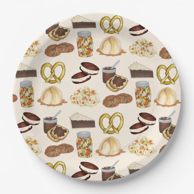 Classic Pennsylvania PA Dutch Amish Food Dishes (Front)