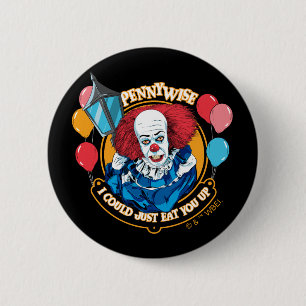 Classic Pennywise - I Could Just Eat You Up 6 Cm Round Badge