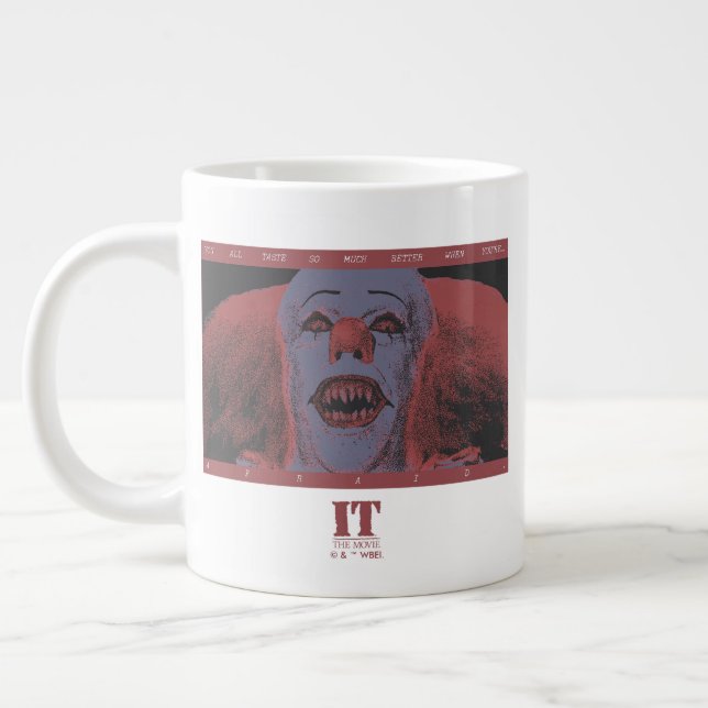 Classic Pennywise - Much Better When You're Afraid Large Coffee Mug (Left)