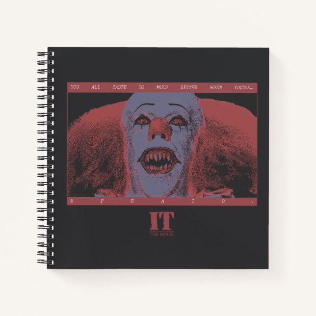 Classic Pennywise - Much Better When You're Afraid Notebook (Front)