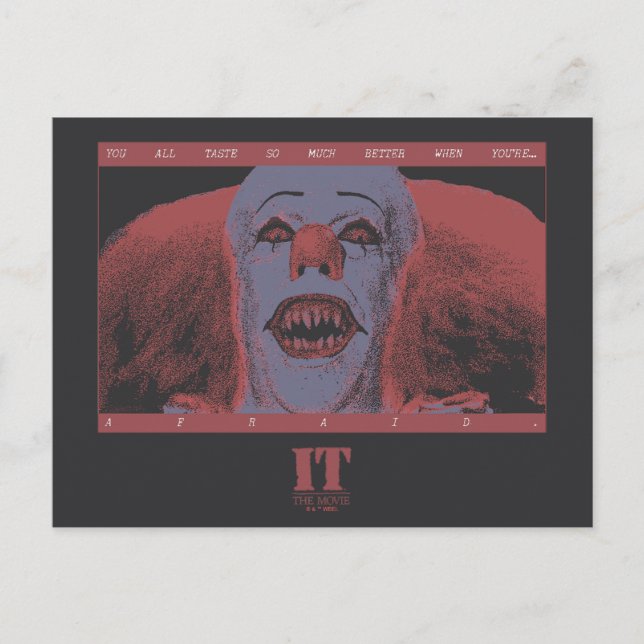 Classic Pennywise - Much Better When You're Afraid Postcard (Front)