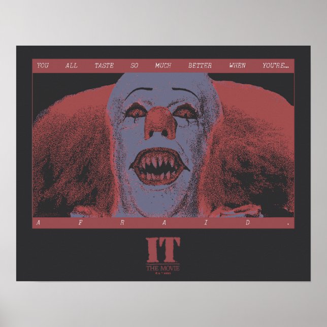 Classic Pennywise - Much Better When You're Afraid Poster (Front)