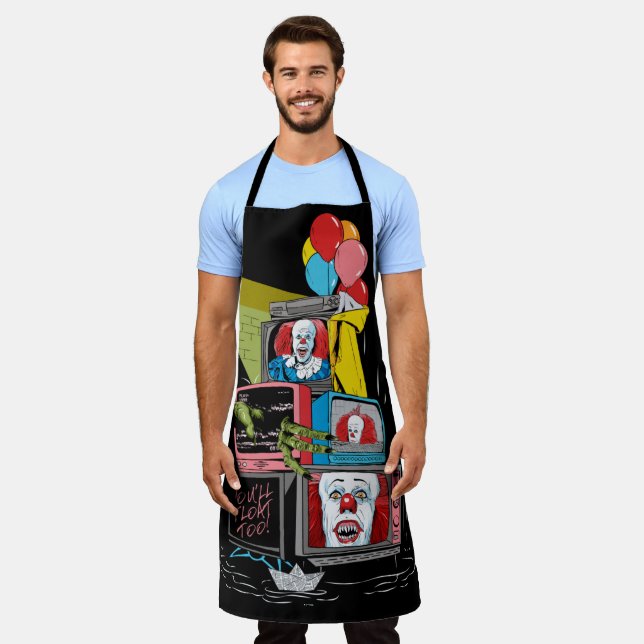 Classic Pennywise TV Stack - You'll Float Too Apron (Worn)