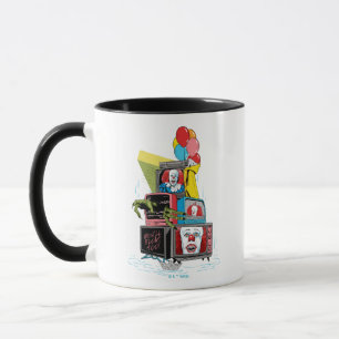 Classic Pennywise TV Stack - You'll Float Too Mug