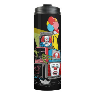 Classic Pennywise TV Stack - You'll Float Too Thermal Tumbler
