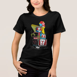 Classic Pennywise TV Stack - You'll Float Too Tri-Blend Shirt
