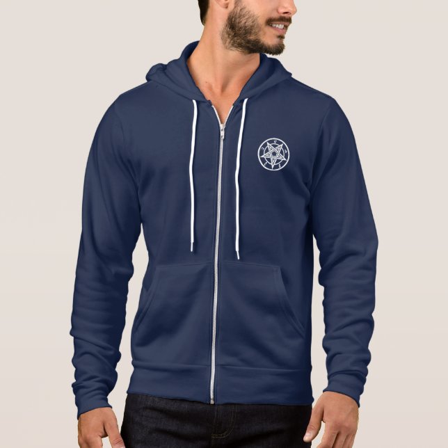 Classic pentagram symbol hoodie (Front)