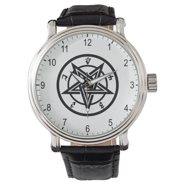 Classic pentagram symbol watch (Front)