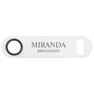 Classic Personalised Bridesmaid Name
