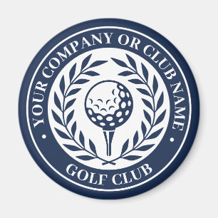 Classic Personalised Golf Club Company Dark Blue Magnet