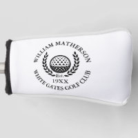 Classic Personalised Golf Club Name