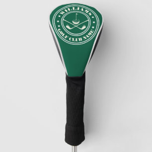 Classic Personalised Golf Club Player Name Head Cover