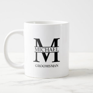 Classic Personalised Groomsman Coffee Mug