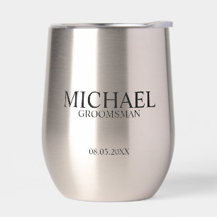 Classic Personalised Groomsman Name