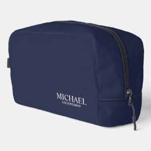 Classic Personalised Groomsman Name Dopp Kit