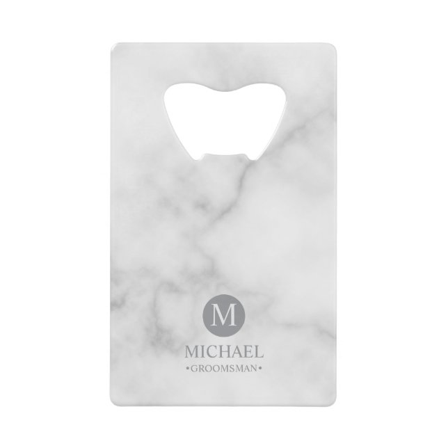 Classic Personalised Groomsmen Monogram and Name (Front)