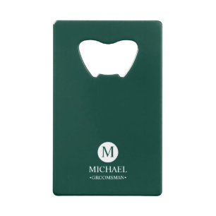 Classic Personalised Groomsmen Monogram and Name
