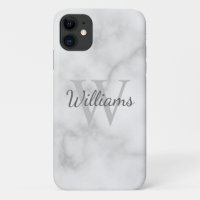 Classic Personalised Monogram and Name Marble Look