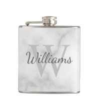 Classic Personalised Monogram and Name Marble Look
