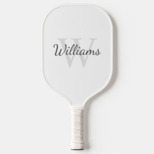 Classic Personalised Monogram and Name Pickleball Paddle