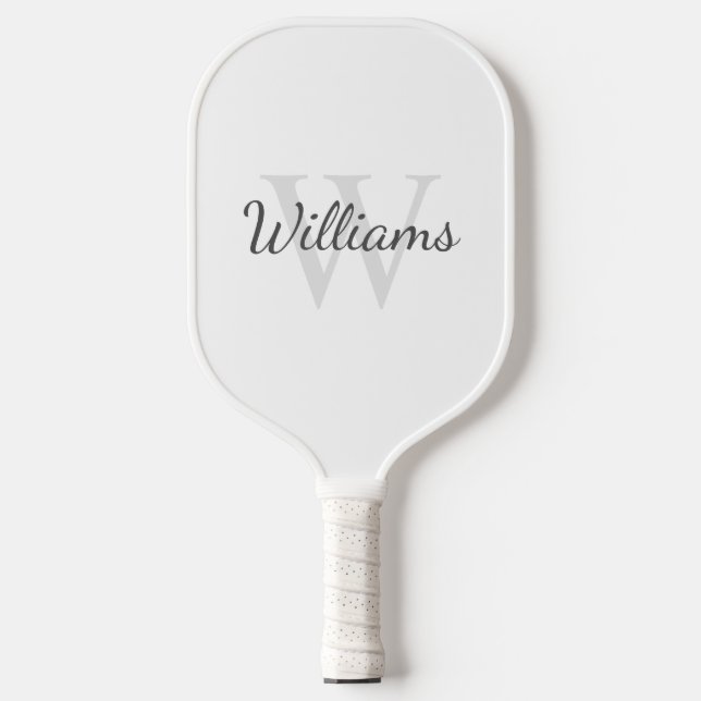Classic Personalised Monogram and Name Pickleball Paddle (Front)