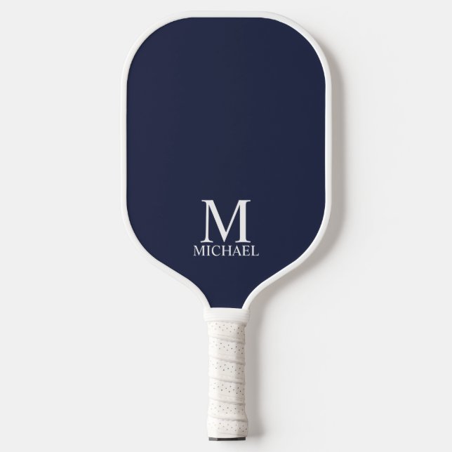 Classic Personalised Monogram and Name Pickleball Paddle (Front)
