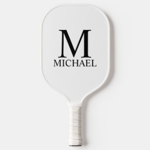 Classic Personalised Monogram and Name Pickleball Paddle